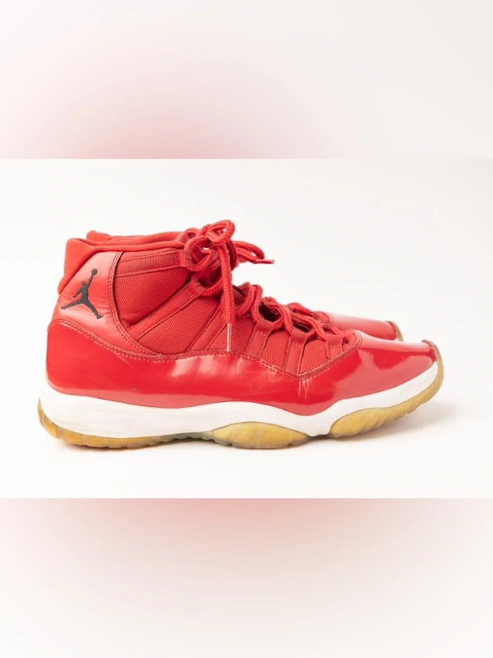 Nike Air Jordan 11 Retro Win Like 96 Gym Red Patent Leather Men's Size 11